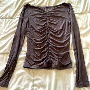 Boat neck long sleeve